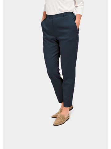 GOLDNER Hose Carla mit Rippenstruktur Hose Carla mit Rippenstruktur in dunkelblau