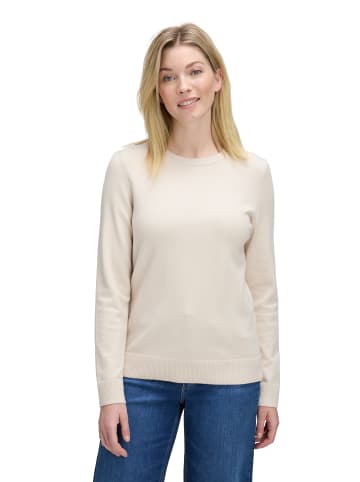 Betty Barclay Basic-Strickpullover mit Rundhalsausschnitt in beige