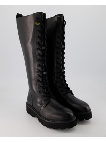 BLAUER USA Biker Boots in Schwarz