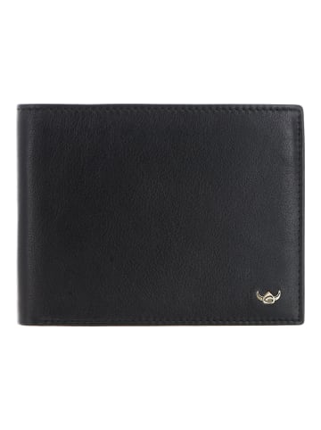 Golden Head Dublin Geldbörse RFID Schutz Leder 12.5 cm in schwarz