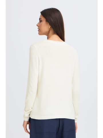 Fransa Langarm FRMARY Regular fit in Whisper White