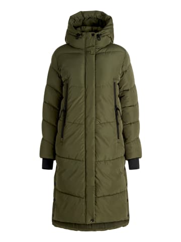 AMBER & JUNE Steppmantel mit Kapuze in Beetle