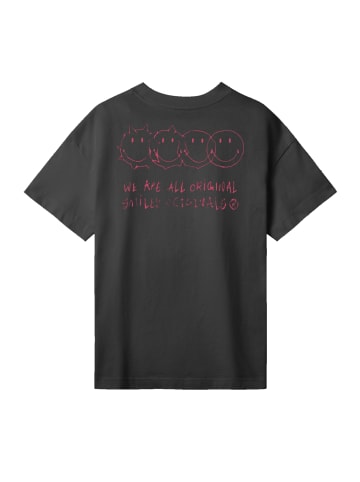 F4NT4STIC T-Shirt Smiley Originals We Are All Original Unique in off black