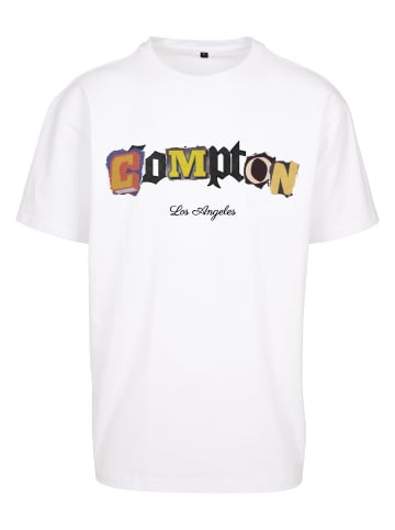 Mister Tee Mister Tee Unisex Compton L.A. Oversize Tee in white