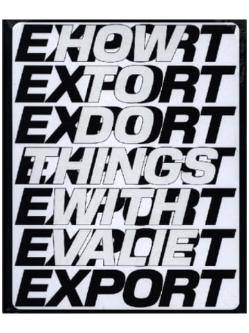Spector Books Buch - How to Do Things with VALIE EXPORT