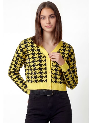 myMo ROCKS Damen Cardigan in GELB