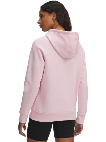 Under Armour Hoodie "Rival Shimmer Hoodie Fleece" in Pink