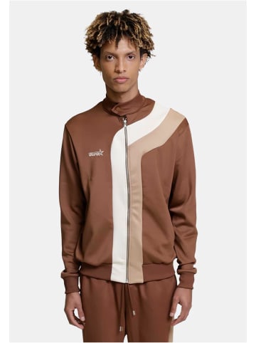 DEF Trainingsjacken in medium brown