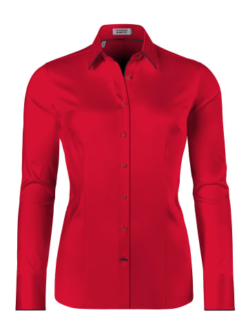 Vincenzo Boretti Bluse tailliert in rot