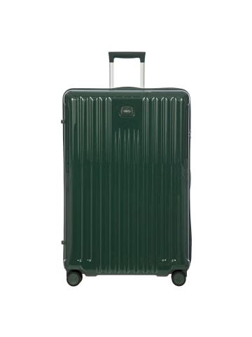 BRIC`s Positano 4 Rollen Trolley 82 cm mit Dehnfalte in smaragdgruen