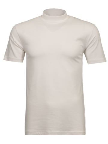 Ragman Langarm-T-Shirt in weiß
