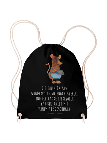 Mr. & Mrs. Panda Gymnastiktasche Maus Kekse mit Spruch in Schwarz