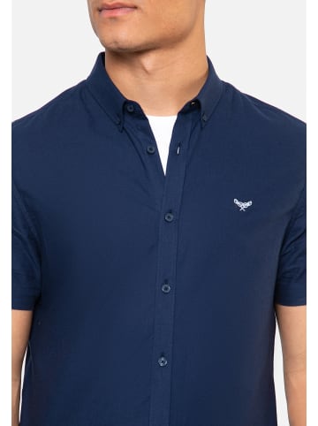 Threadbare Kurzarmhemd THBInferno in Navy