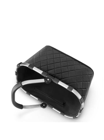 Reisenthel Carrybag - Einkaufskorb (cord dark matcha) in rhombus black