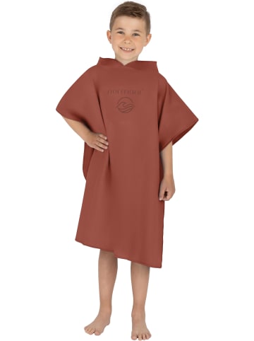 normani Kinder Badeponcho aus Mikrofaser Manati in Rot