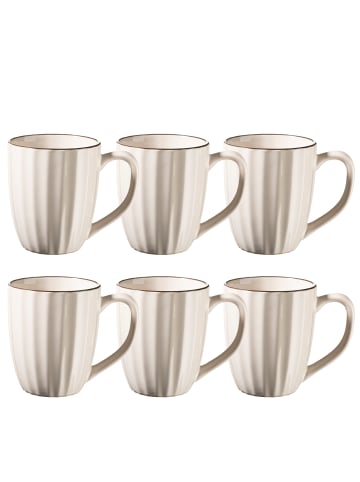 Mäser Kaffeebecher-Set, Steinzeug Osita in Beige