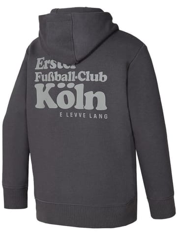 Fußballverein 1. FC Köln Kinder Hoodie "Hoodie Jungbluthstraße" in Grau