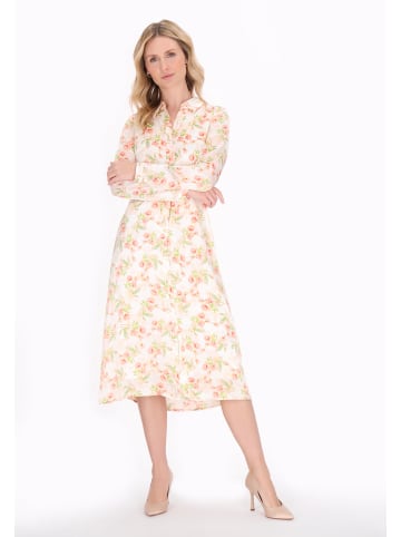Albee Women Dress in Offwhite Multicolor