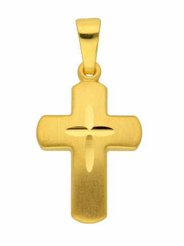 Adeliás 333 Gold Kreuz Anhänger in gold