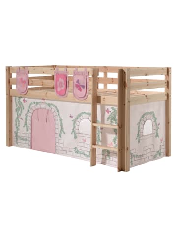 58 aufm Kessel KINDERBETT Karolina 210x114x106 Massivholz Natur Textilset Burg 3