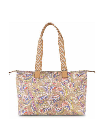 Oilily Lakshmi Paisley Shopper Tasche 40 cm amber gold