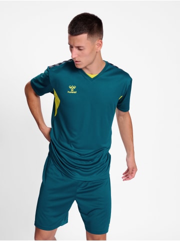 Hummel T-Shirt Hmlauthentic Herren in BLUE CORAL/SULPHUR SPRING