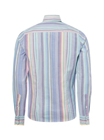Nils Sundström Hemd in mehrfarbig blau - 0003