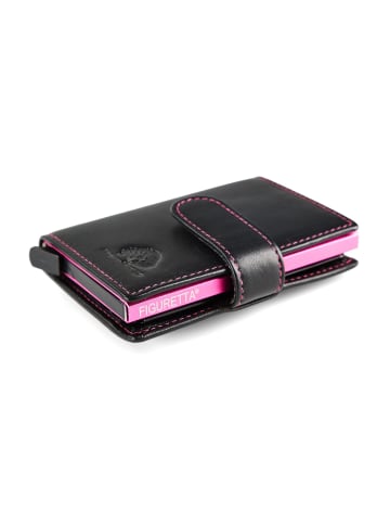 Greenburry Nappa Kreditkartenetui RFID Schutz Leder 7 cm in fuchsia