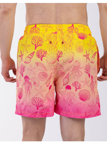 Frozen Cape Badehose FALCAO in Yellow Pink