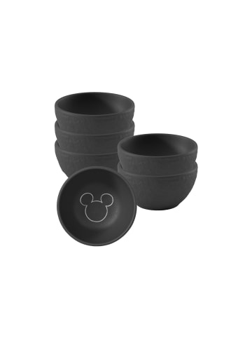 Villeroy & Boch 6er Set Dipschalen Manufacture Rock - Mickey Mouse in Schwarz ø 7,7 cm in schwarz