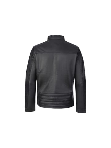 Bugatti Lederjacke Rotterdam in schwarz
