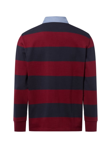 Gant Poloshirt in bordeaux marine - 0005