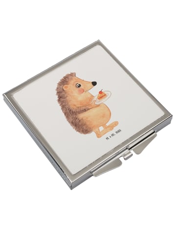 Mr. & Mrs. Panda Schminkspiegel Igel Kuchenstück ohne Spruch in Weiß