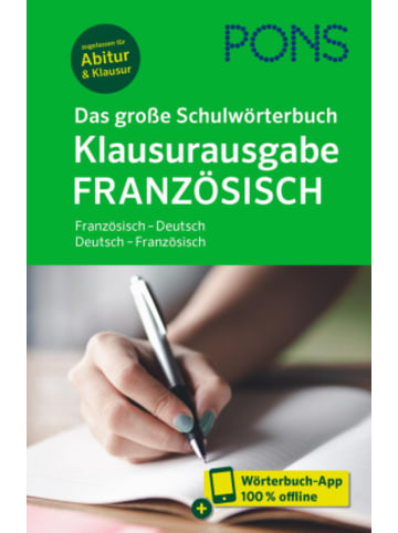 PONS Buch - PONS Das große Schulwörterbuch Klausurausgabe Französisc
