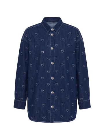 Studio Untold Hemdbluse in dark blue denim