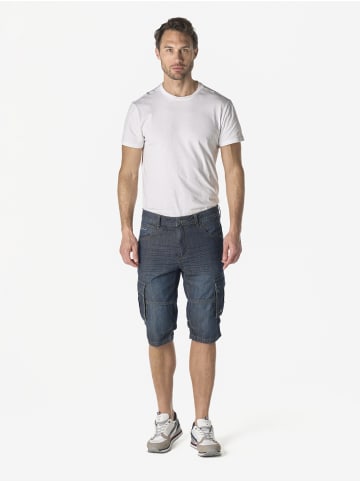 KOROSHI Herrliche piraten-cargo-shorts für herren in blau