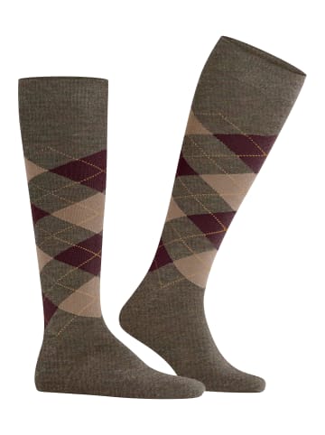 Burlington Kniestrümpfe Edinburgh in Covert gre