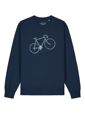 wat? Apparel Sweatshirt Pencil Bike in Dunkelblau