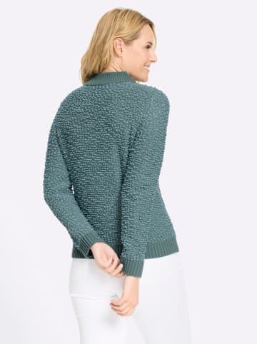 Sieh an! Stehkragen-Pullover in jade