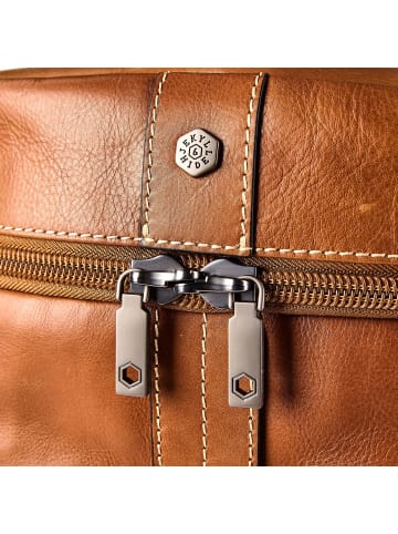 Jekyll & Hide Business-Rucksack Leder 45 cm Laptopfach in colt