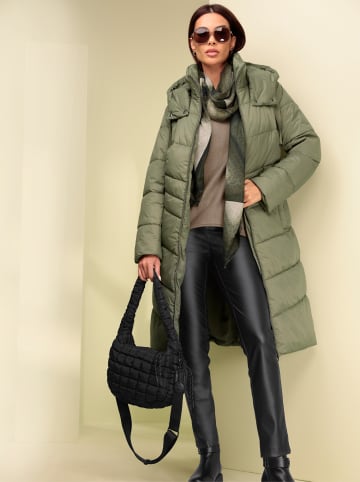 Heine Steppmantel in khaki