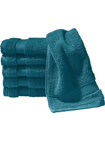 Erwin Müller Frottier Gästetuch 6er-Pack Friedrichshafen in petrol