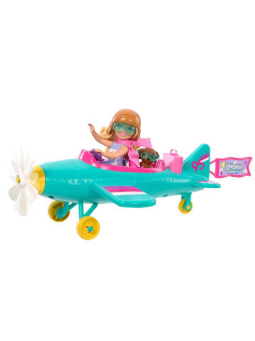 Mattel Barbie Chelsea Flugzeug Puppe Pilotenpuppe Flugzeug Hündchen Zubehör 3+ HTK38