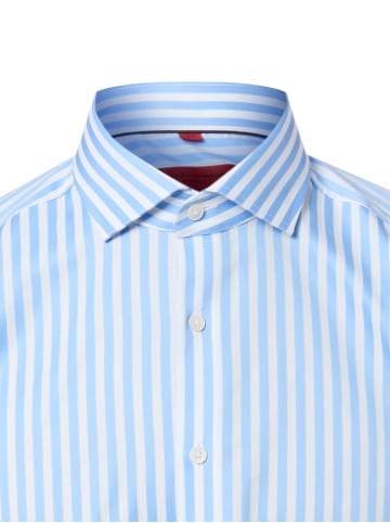 Finshley & Harding Hemd in weiß hellblau - 0017