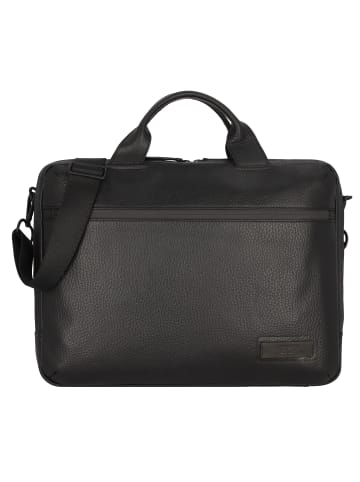 Jost Stockholm Aktentasche 37 cm Laptopfach in schwarz