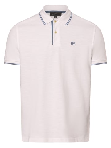 Nils Sundström Poloshirt in weiß