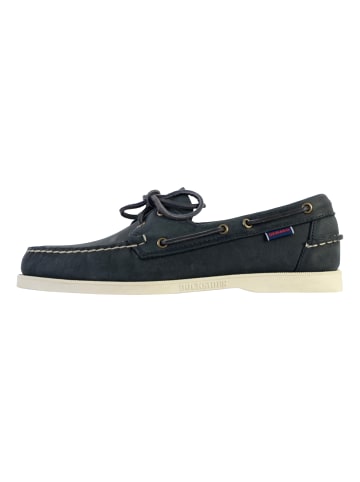 Sebago Sebago Portland Crazy Low Leder Mokassin Blau