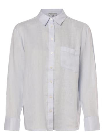Marie Lund Leinenbluse in hellblau