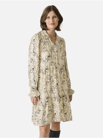 Noa Noa Kleid MirabelNN in Print Offwhite-Black