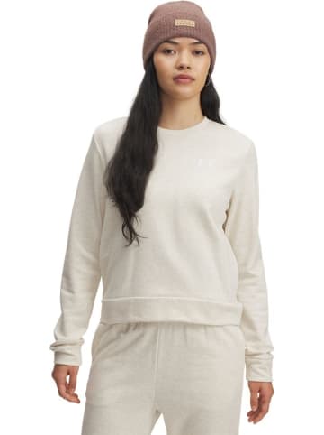 Under Armour Longsleeve "Rival Terry Crew" in Braun